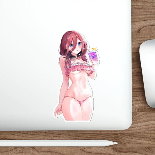 nakanomiku quintessential quintuplets Waterproof Sticker - Ecchi Vinyl Decal