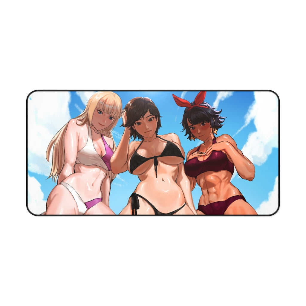 Tekken Bikini Waifus Desk Mat - Non Slip Gaming Mousepad