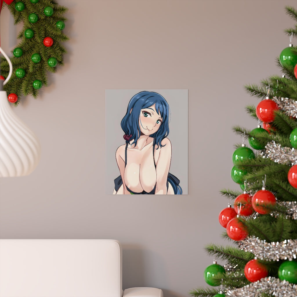 Big Tits Iori Rinko Gundam Ecchi Poster - Lewd Premium Matte Vertical Poster - Adult Wall Art