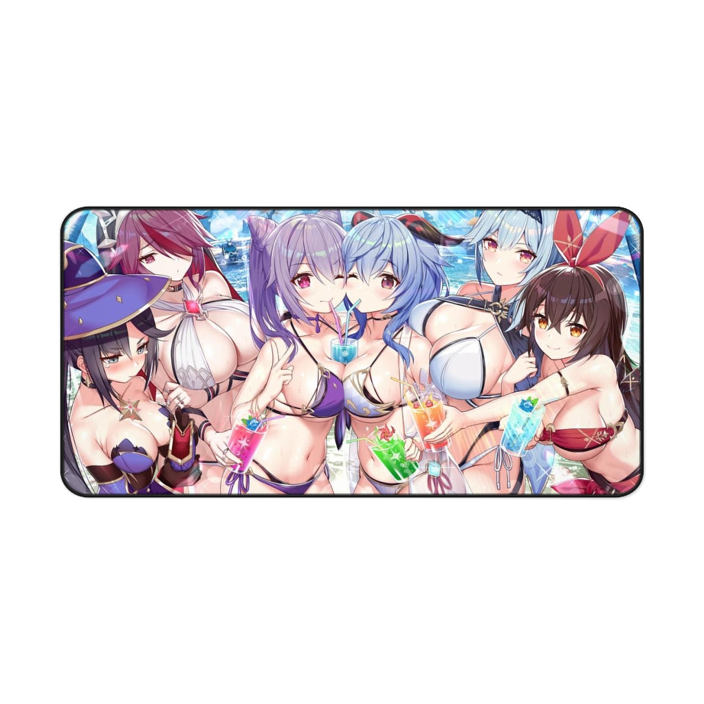 Genshin Impact Anime Mousepad Doujin - Desk Mat - Big Gaming Mouse Pad - MTG Playmat