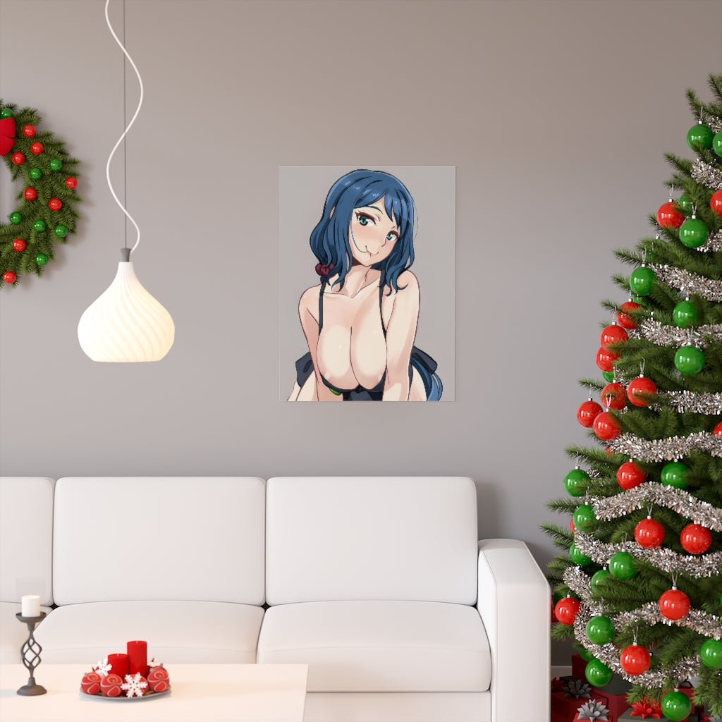 Big Tits Iori Rinko Gundam Ecchi Poster - Lewd Premium Matte Vertical Poster - Adult Wall Art