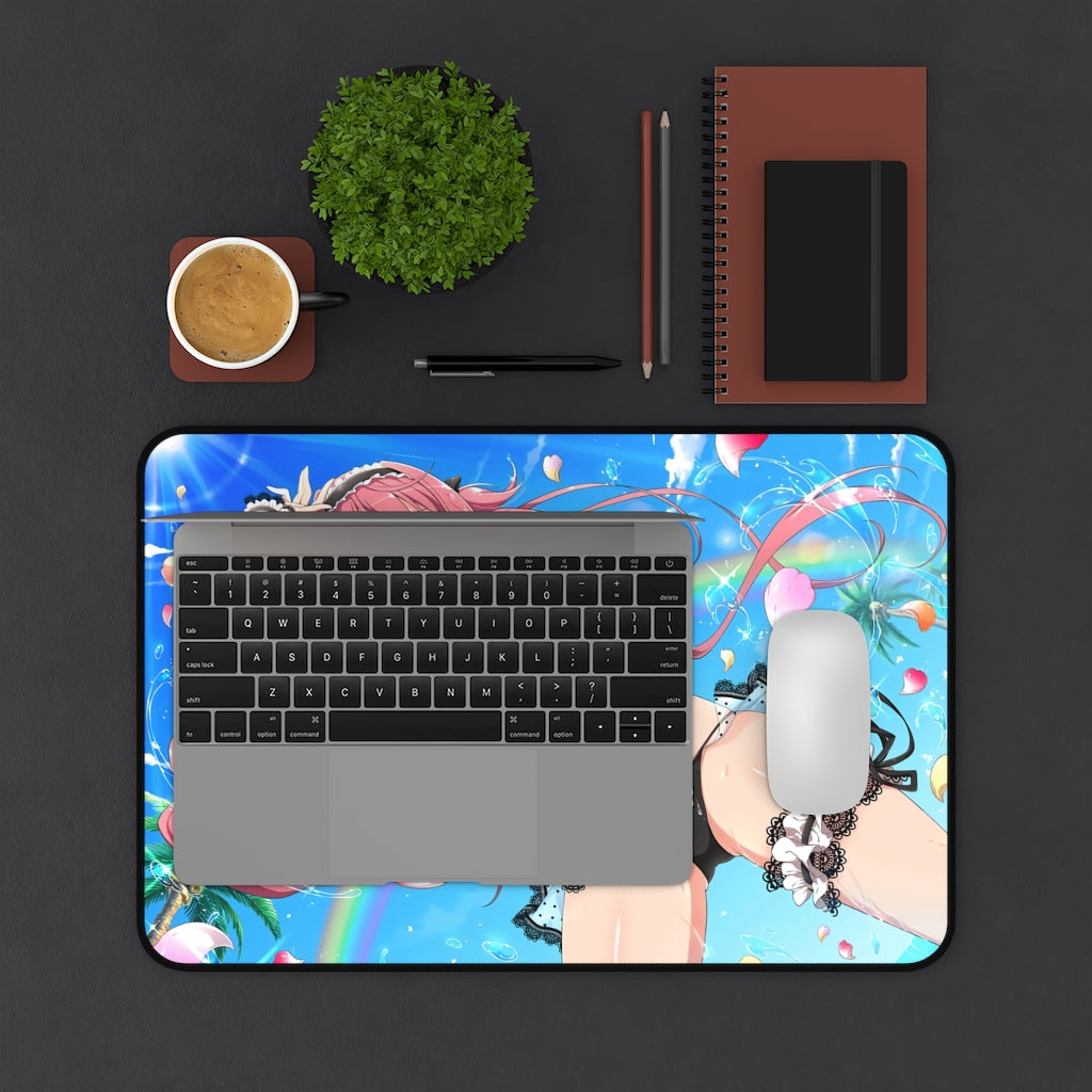 Sexy Bikini Maid Queen's Blade Desk Mat - Non Slip Mousepad