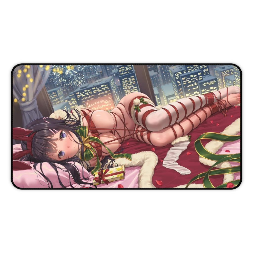 Bunny Girl Bondage Mousepad - Sakurajima Mai Large Ecchi Desk Mat