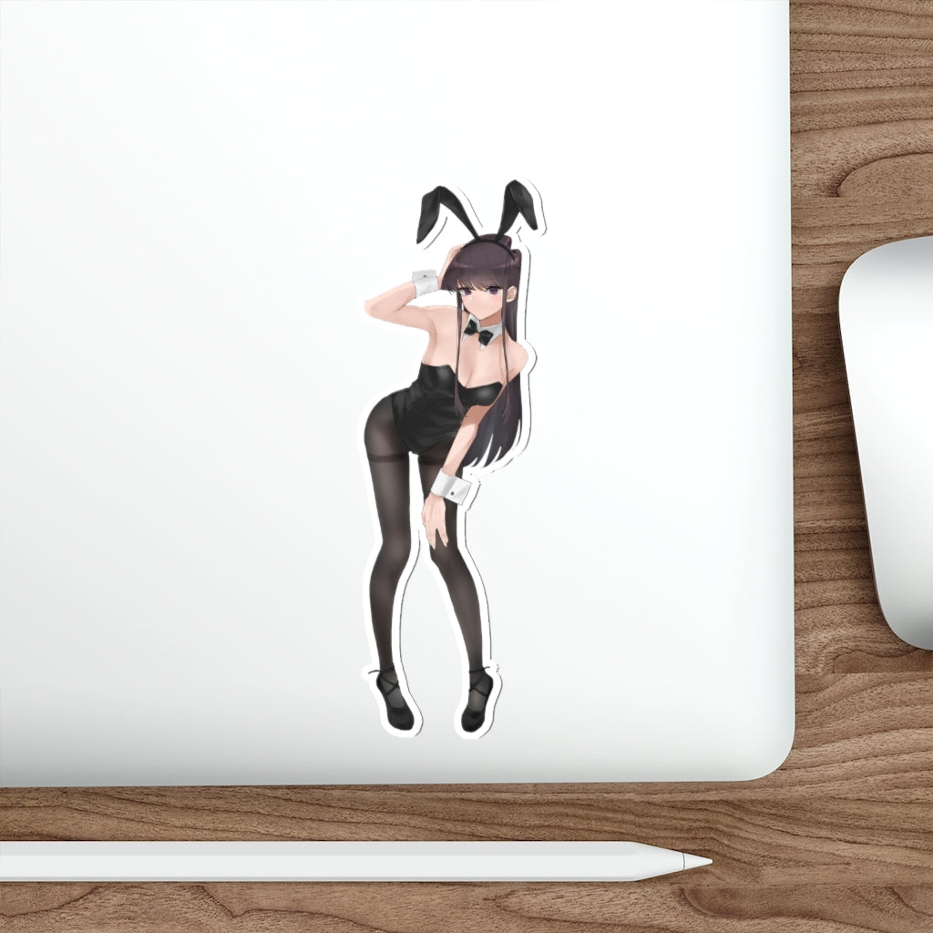 Komi San Sexy Bunny Girl Waterproof Sticker - Ecchi Vinyl Decal