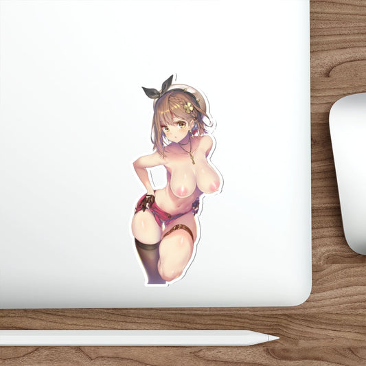 Topless Reisalin Stout Atelier Ryza Waterproof Sticker - Ecchi Vinyl Decal