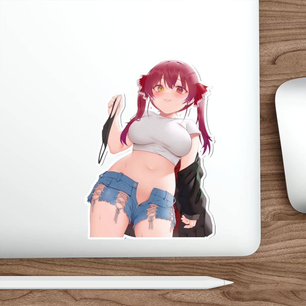 Hololive Busty Houshou Marine Waterproof Sticker - Ecchi Vinyl Decal