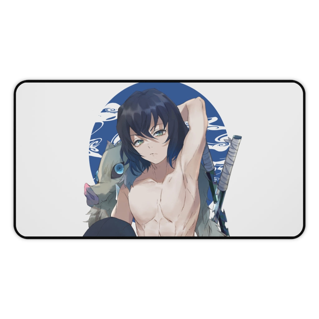 Demon Slayer Mouse pad Anime Large Desk Mat - Hashibira Inosuke - The Mouse Pads Ninja 12" × 22" Home Decor