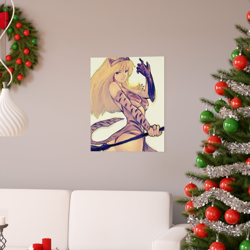 Elina And Elina Queen S Blade Poster - Lewd Premium Matte Vertical Poster - Adult Wall Art