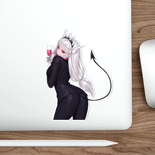 Sexy Lucifer Helltaker Waterproof Sticker - Ecchi Vinyl Decal