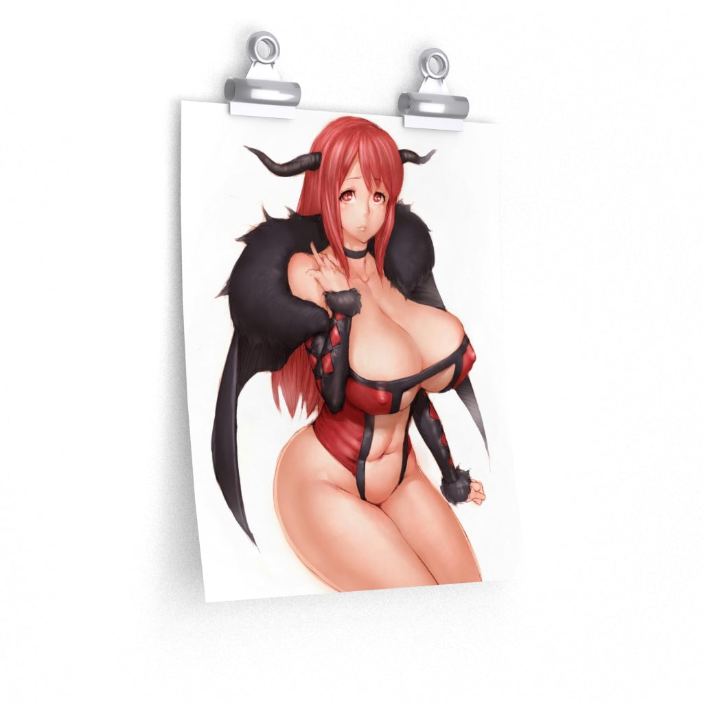 Maou Maoyuu Maou Yuusha Poster - Lewd Premium Matte Vertical Poster - Adult Wall Art