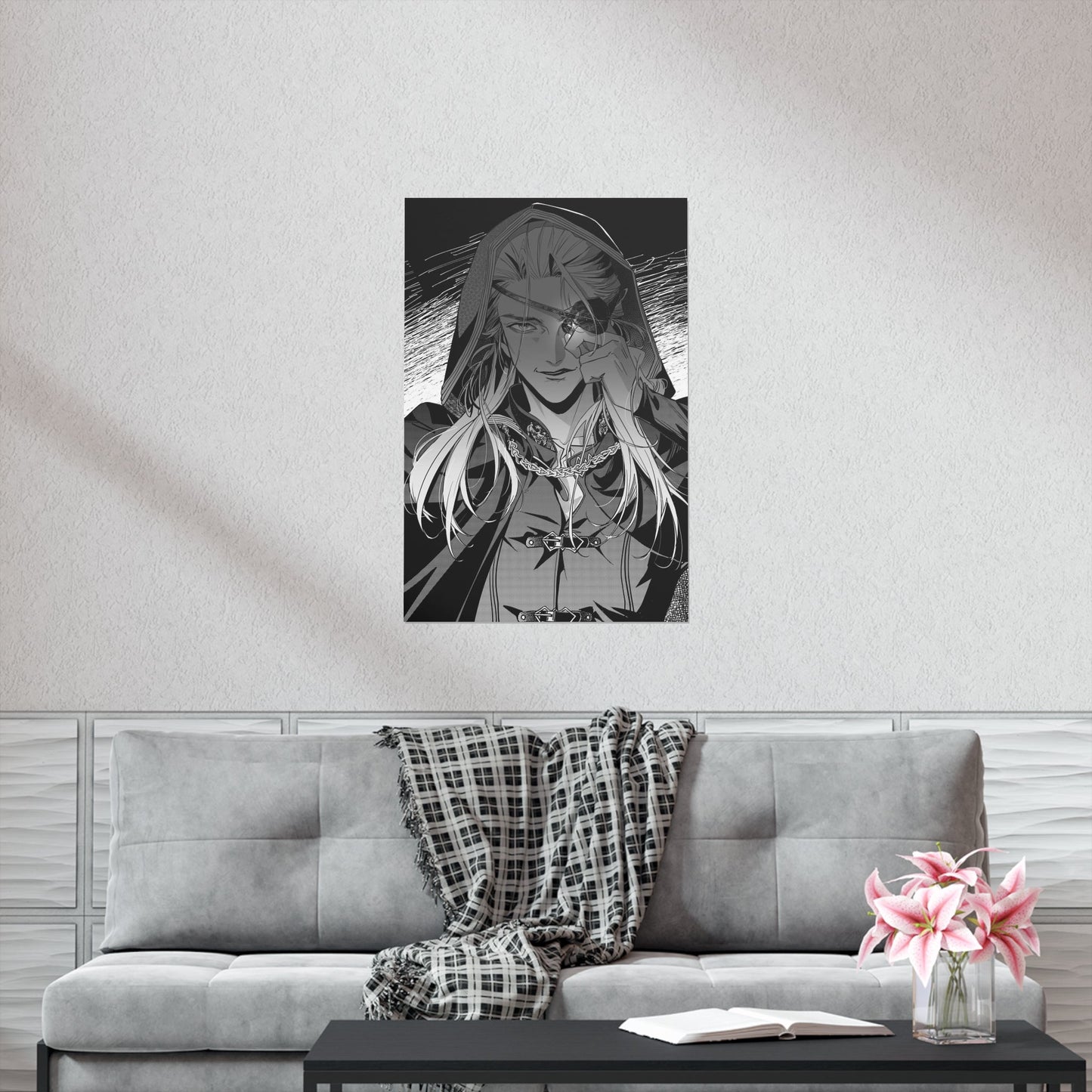 Aemond Targaryen Poster - House of the Dragon Wall Art - Game of Thrones Anime Manga Poster