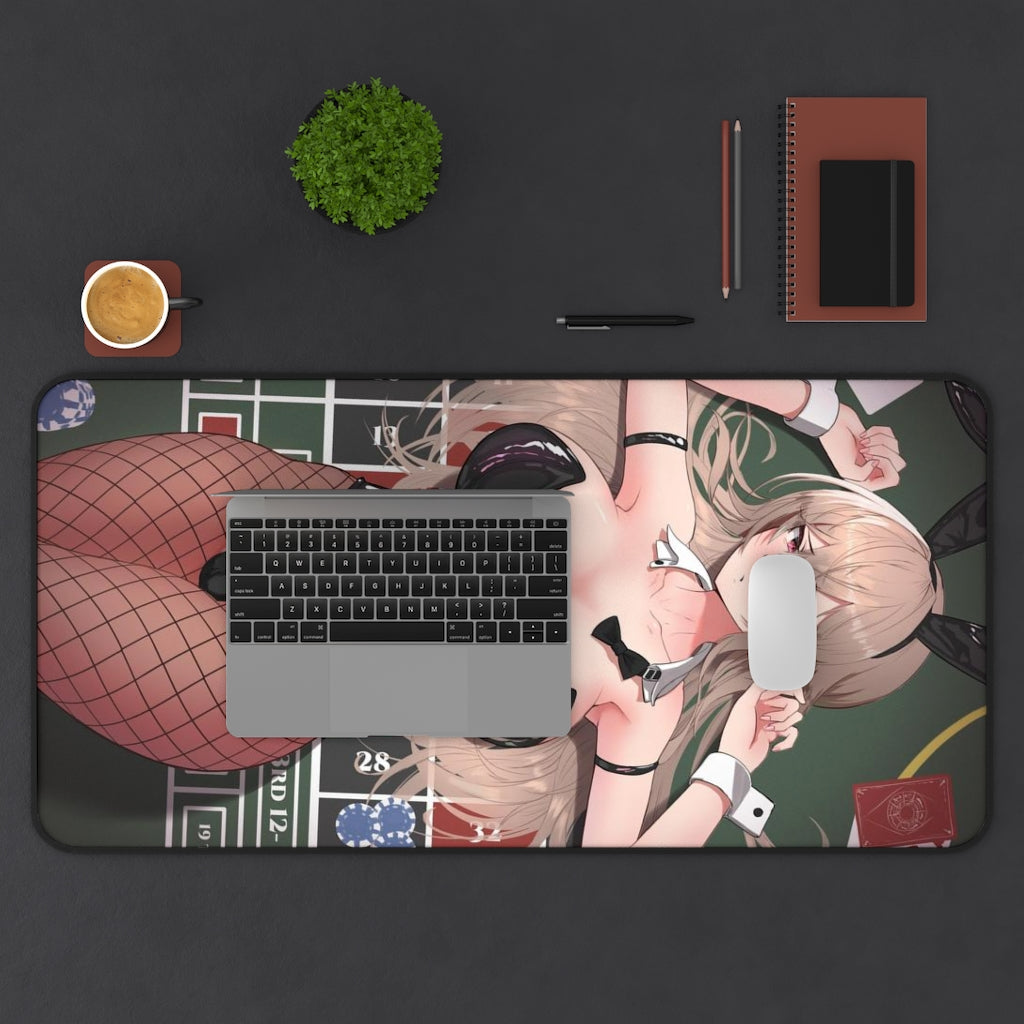 Nijisanji Sexy Mousepad - Bunny Girl Furen E Lustario Vtuber Desk Mat - Ecchi Playmat