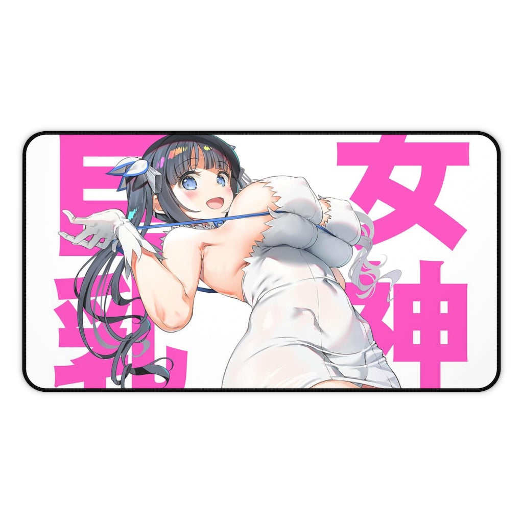 Danmachi Sexy Mousepad - Big Tits Hestia Anime Desk Mat - Ecchi Playmat - Is It Wrong To Try To Pick Up Girls In A Dungeon