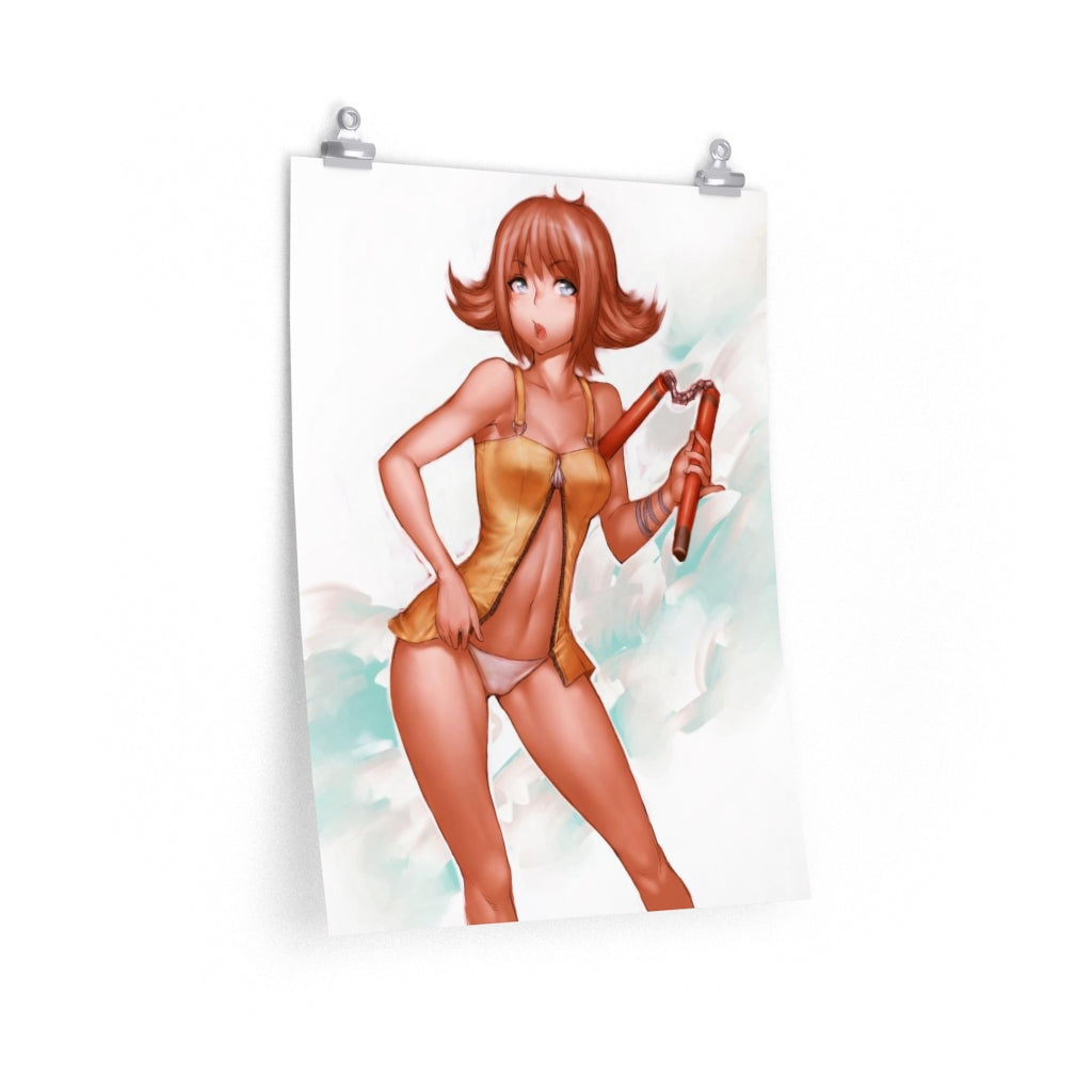 Selphie Tilmitt Final Fantasy 8 Poster - Lewd Premium Matte Vertical Poster - Adult Wall Art