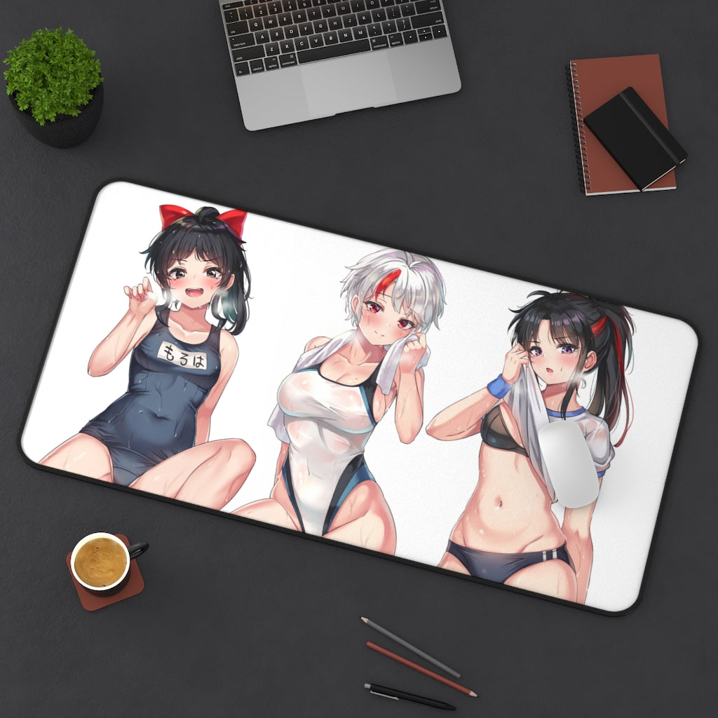 Inuyasha Yashahime Swimsuit Waifus Gaming Desk Mat - Anime Mousepad - Sexy Girls Playmat