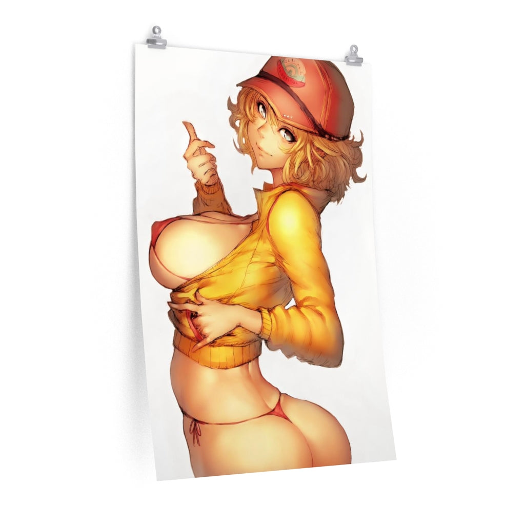 Cidney Aurum Final Fantasy Poster - Lewd Premium Matte Vertical Poster - Adult Wall Art