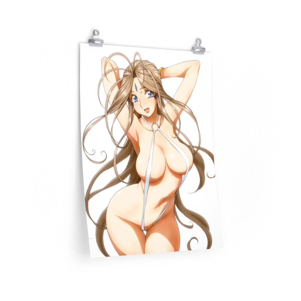 Micro Bikini Belldandy Ah My Goddess Sexy Poster - Lewd Premium Matte Vertical Poster - Adult Wall Art