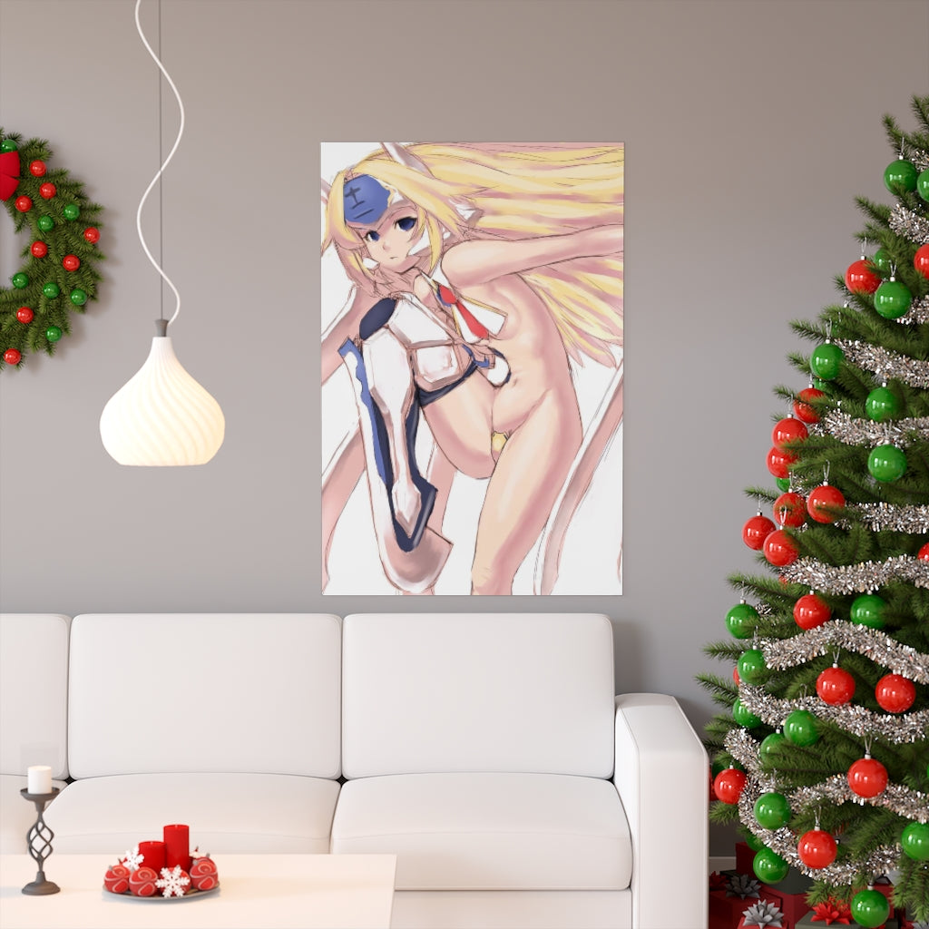 Mu 12 Blazblue Poster - Lewd Premium Matte Vertical Poster - Adult Wall Art