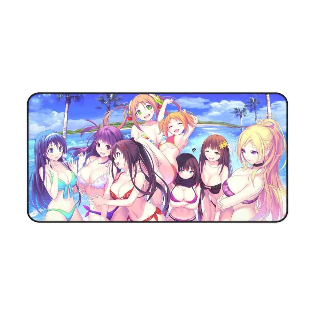 Valkyrie Drive Sexy Mousepad - Bikini Waifus Ecchi Desk Mat - Anime Playmat