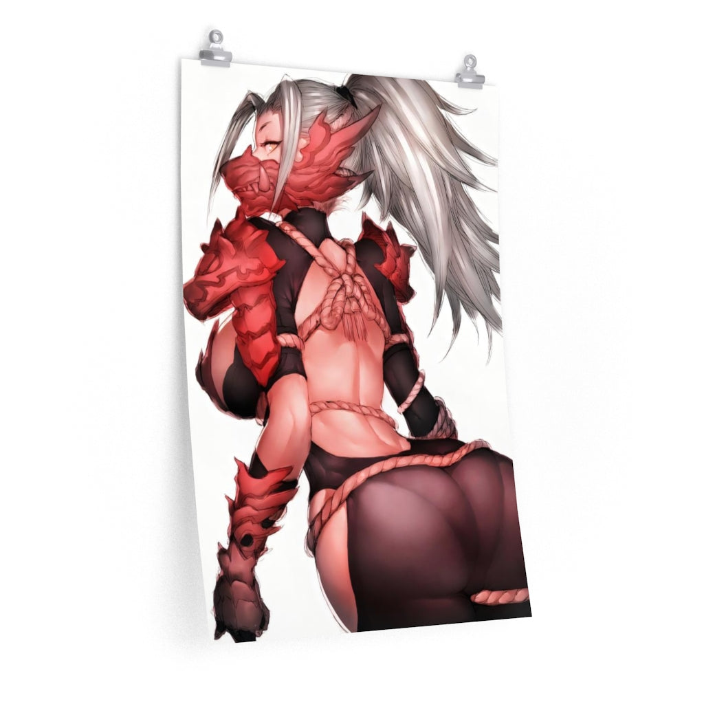 Odogaron Monster Hunter Poster - Lewd Premium Matte Vertical Poster - Adult Wall Art