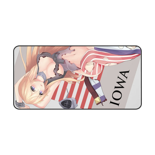 Kancolle Iowa Anime Mousepad - Kantai Collection Large Desk Mat - Kankore Ecchi Mouse Pad