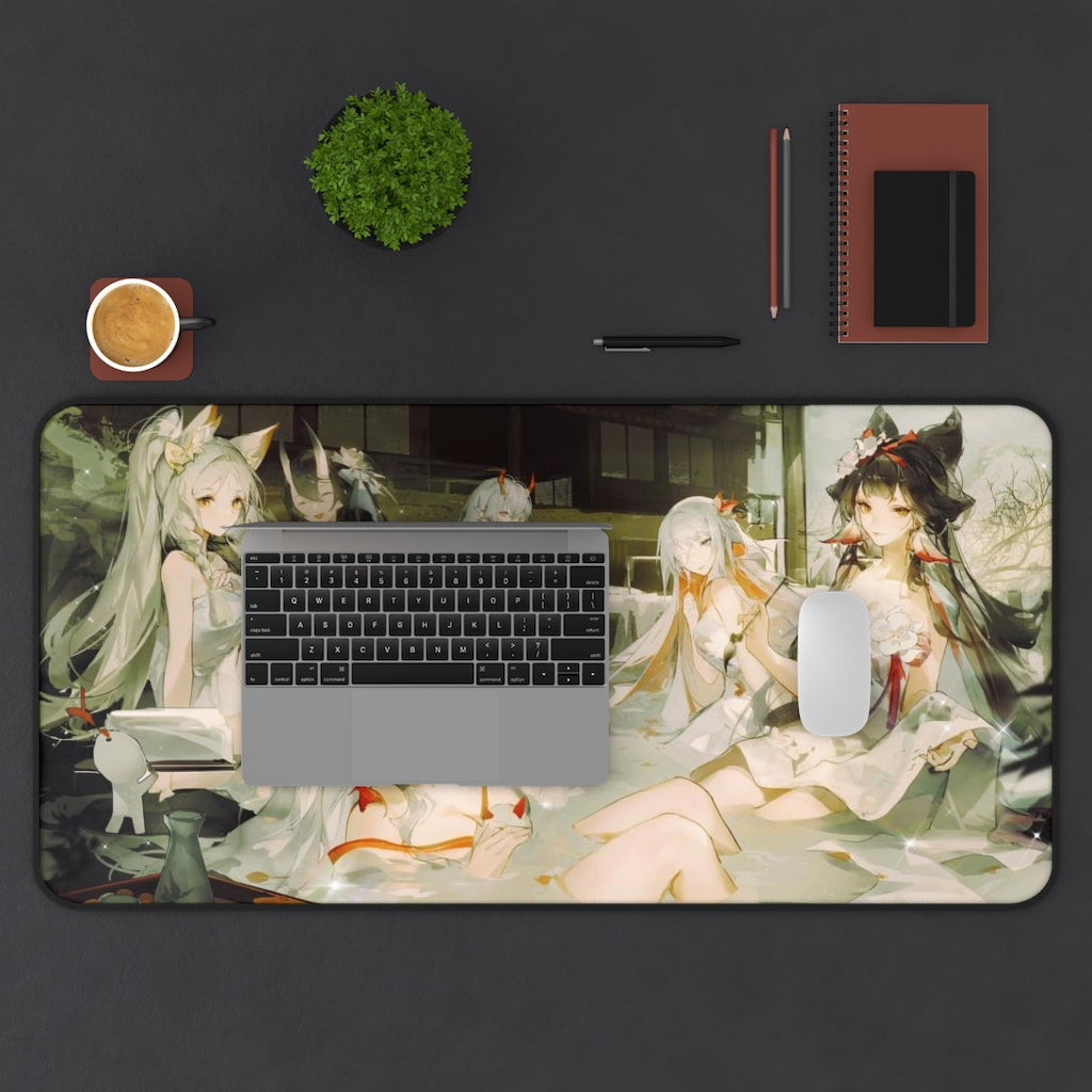 Onmyoji Sexy Mousepad - Onsen Waifus Gaming Desk Mat - Ecchi Playmat