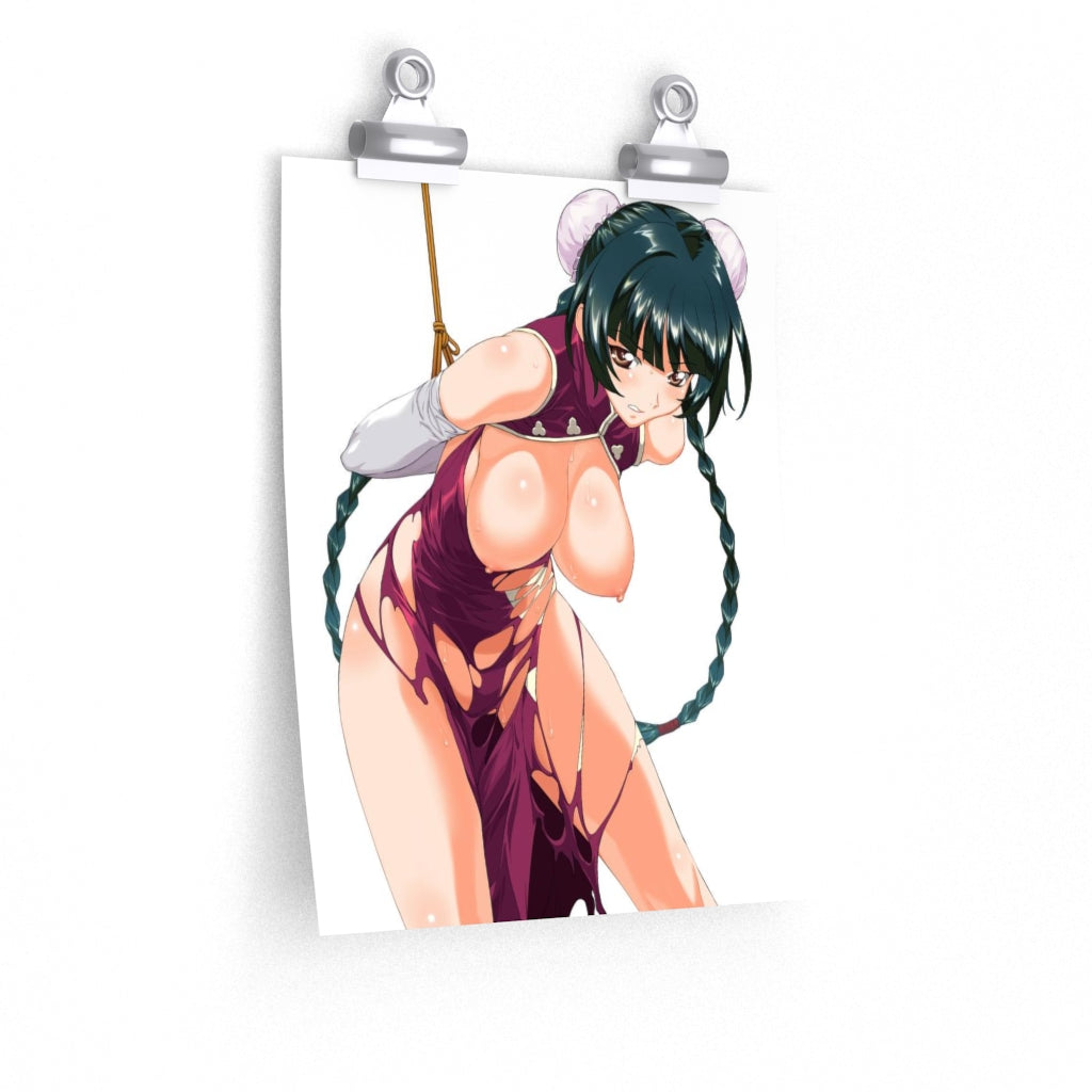 Bondage Wang Liu Mei Nude Tits Gundam 00 Poster - Lewd Premium Matte Vertical Poster - Adult Wall Art