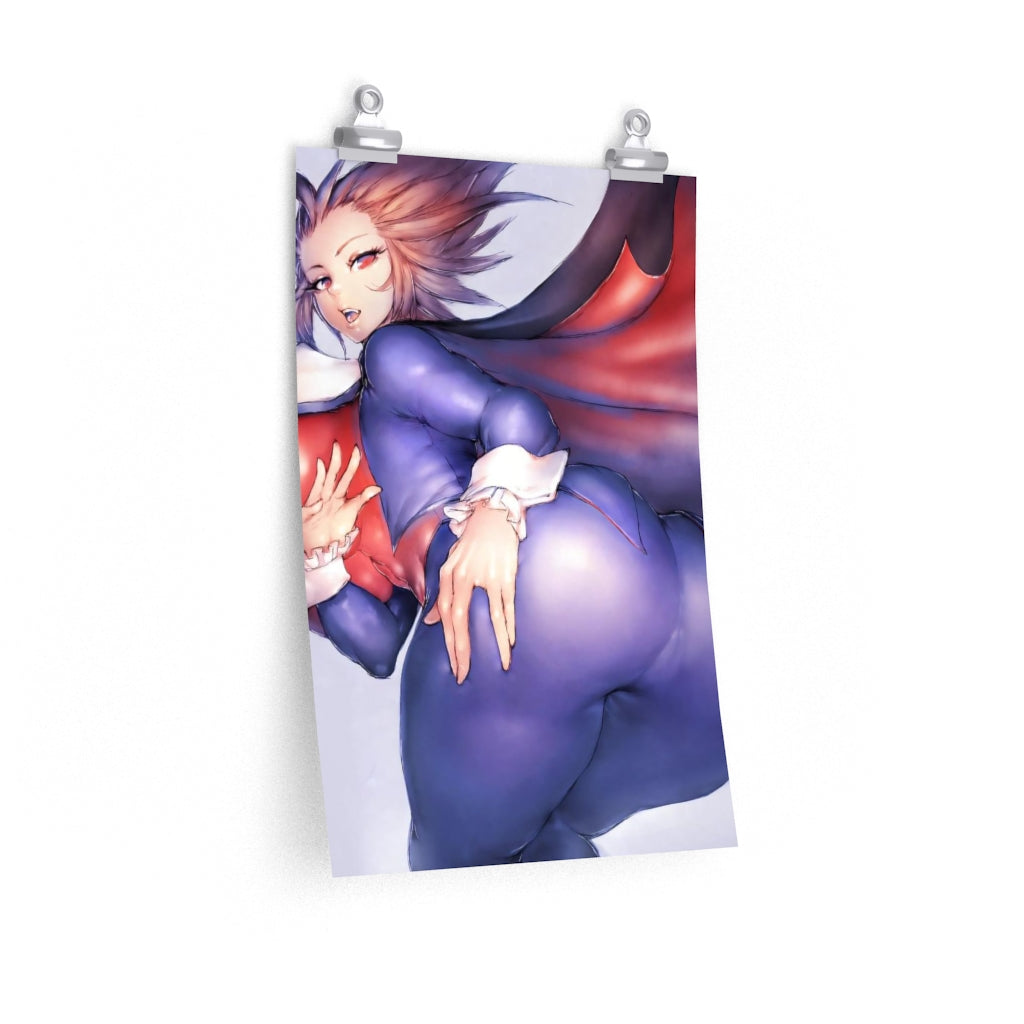 Female Demitri Maximoff Vampire Darstalkers Poster - Lewd Premium Matte Vertical Poster - Adult Wall Art