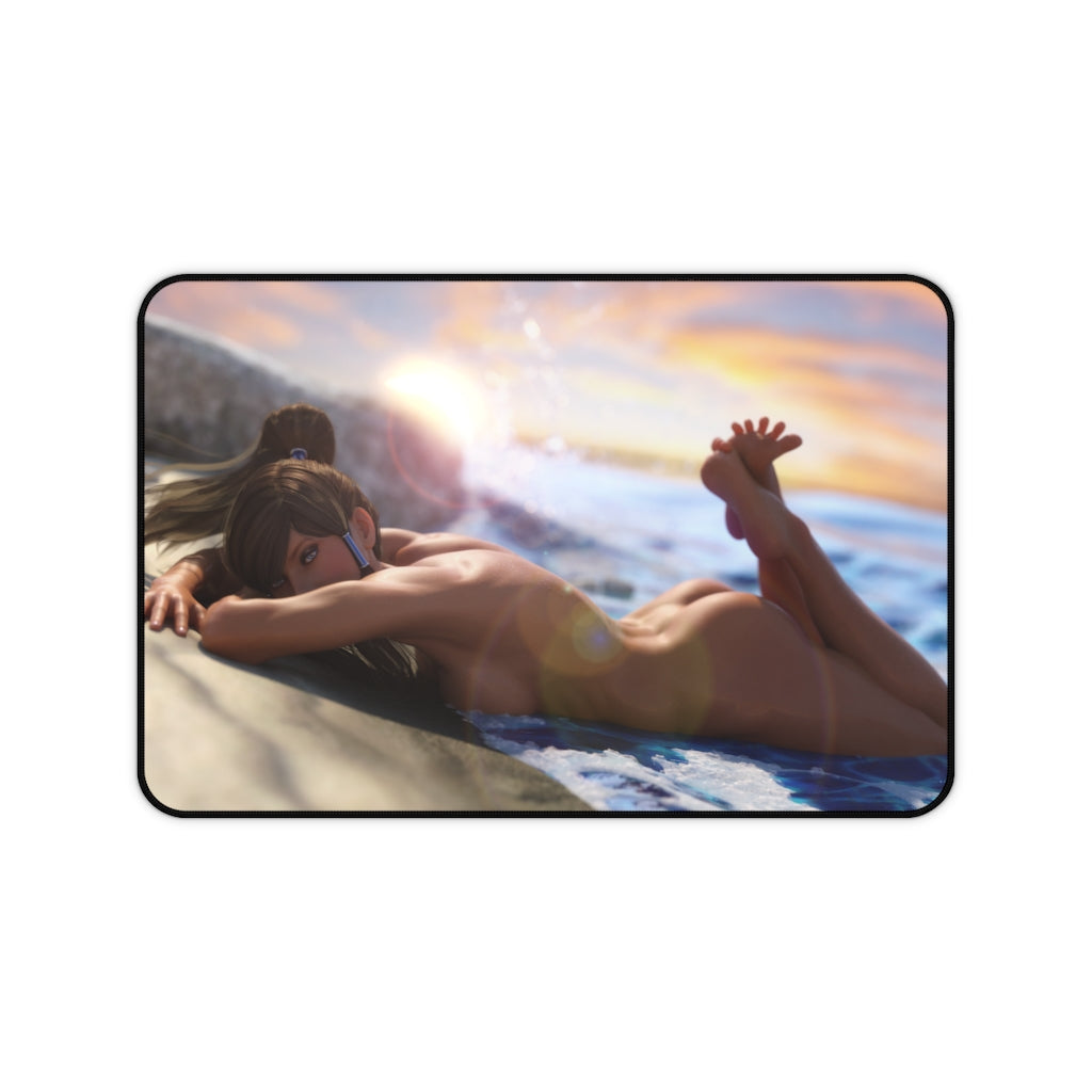 Korra Nude Anime Mousepad - Large Desk Mat - Ecchi Mouse Pad - MTG Playmat