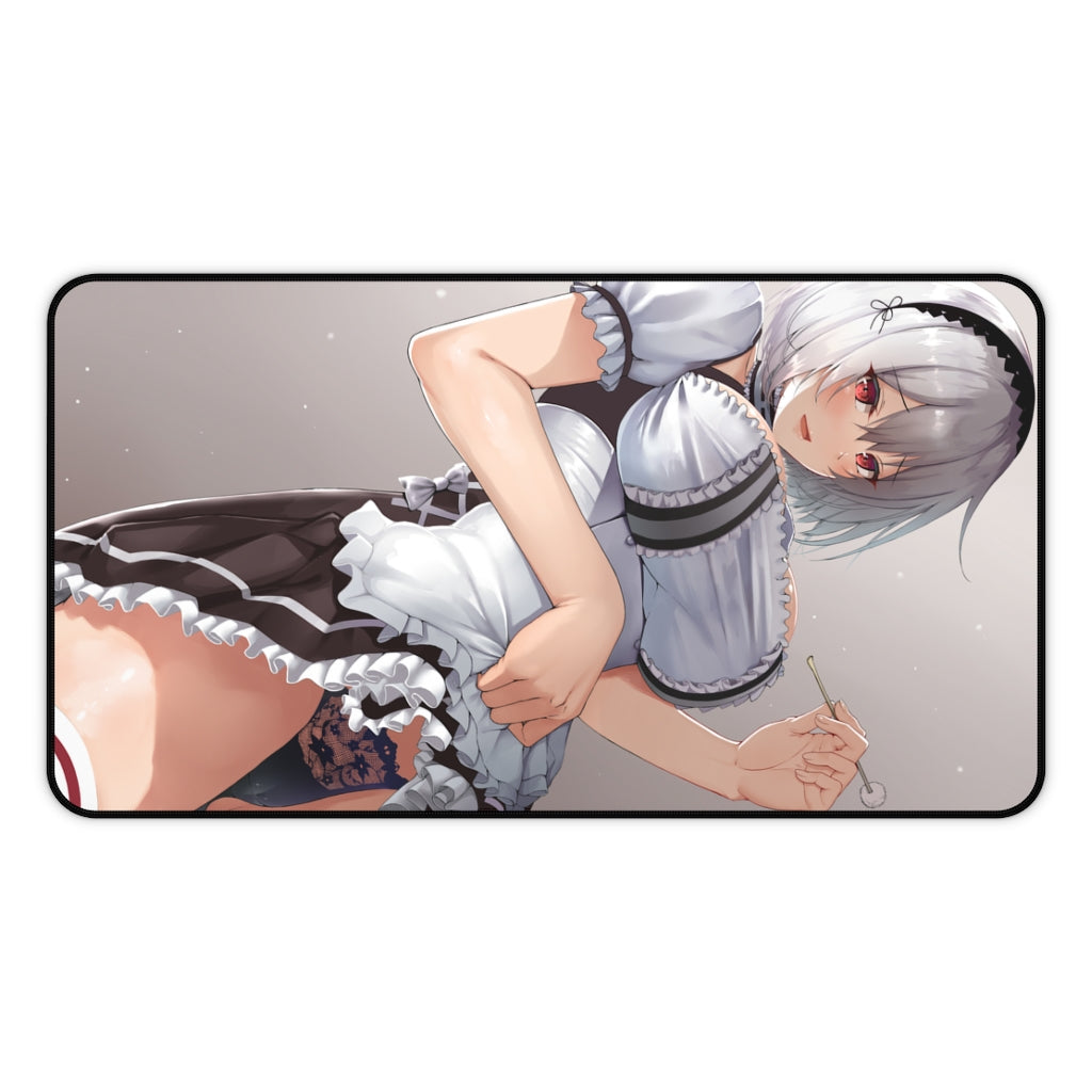 Sirius Flashing Panties Mousepad - Azur Lane Gaming Large Desk Mat - Ecchi Mouse Pad - MTG Playmat