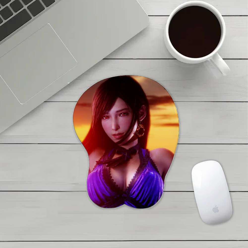 3D Silicone Mousepad | Oppai Mouse Pad | Silicone chest  mousepad