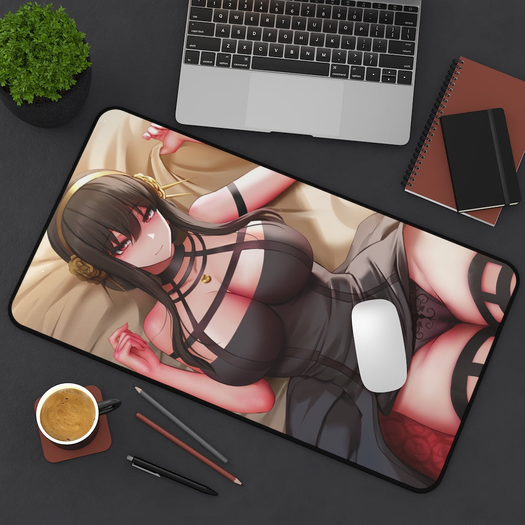 Spy x Family Yor Forger Waifu Desk Mat - Non Slip Mousepad - Sexy Girl Playmat