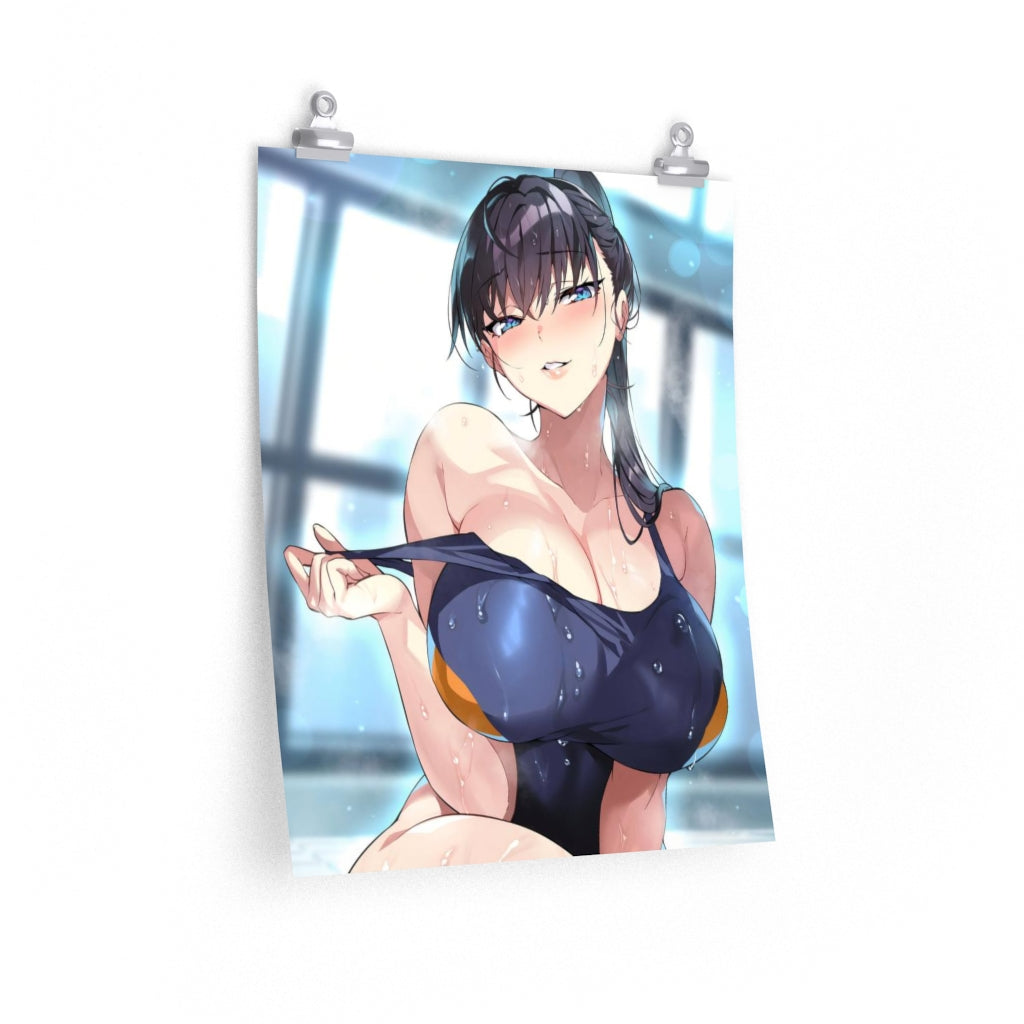 Steamy Bikini Toudou Akira World's End Harem Ecchi Poster - Lewd Premium Matte Vertical Poster - Adult Wall Art