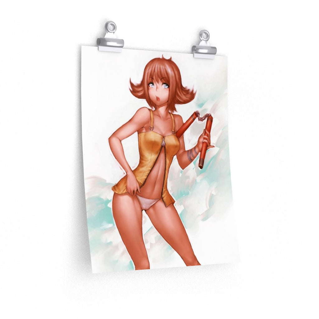 Selphie Tilmitt Final Fantasy 8 Poster - Lewd Premium Matte Vertical Poster - Adult Wall Art