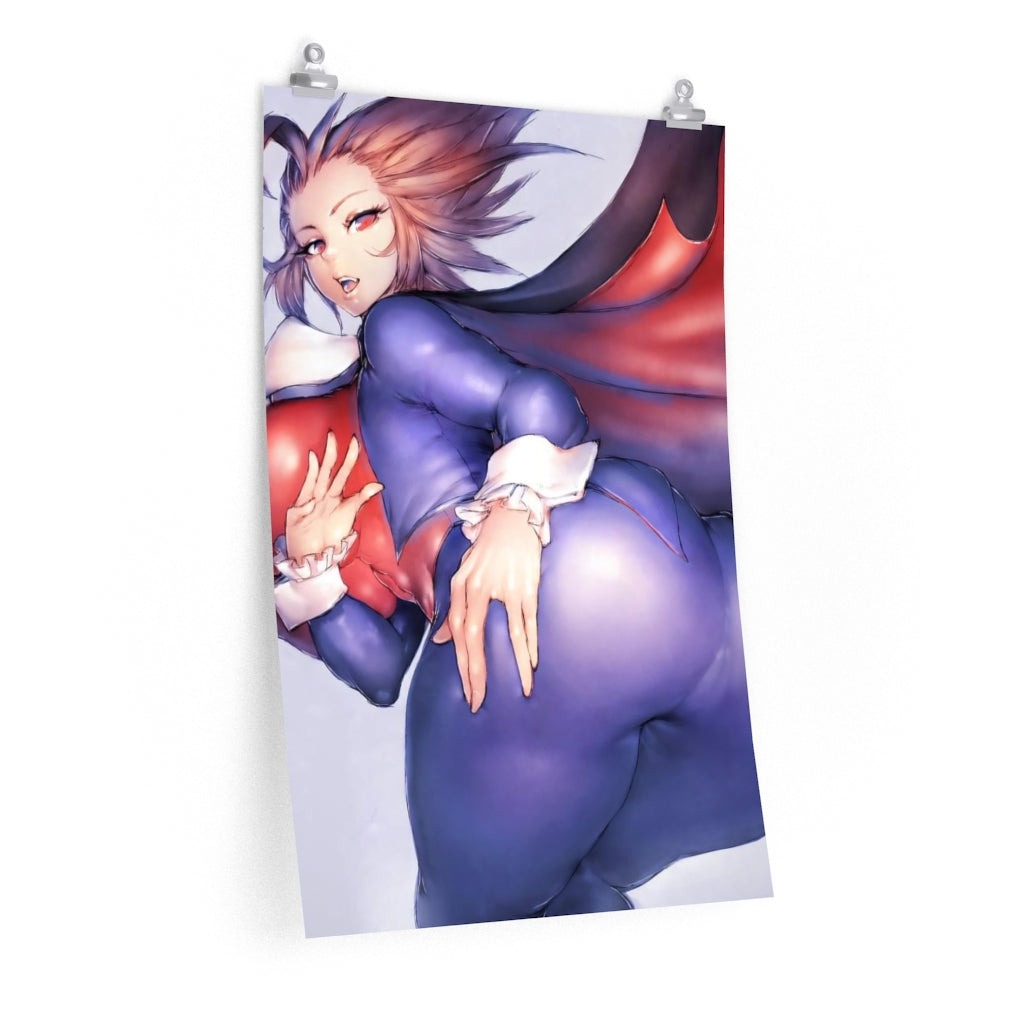 Female Demitri Maximoff Vampire Darstalkers Poster - Lewd Premium Matte Vertical Poster - Adult Wall Art