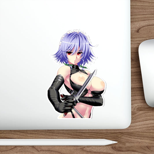 Touhou Sexy Boobs Izayoi Sakuya Waterproof Sticker - Ecchi Vinyl Decal