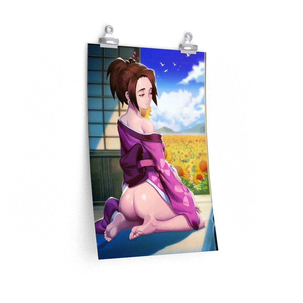 Nude Butt Fuu Samurai Champloo Ecchi Poster - Lewd Premium Matte Vertical Poster - Adult Wall Art