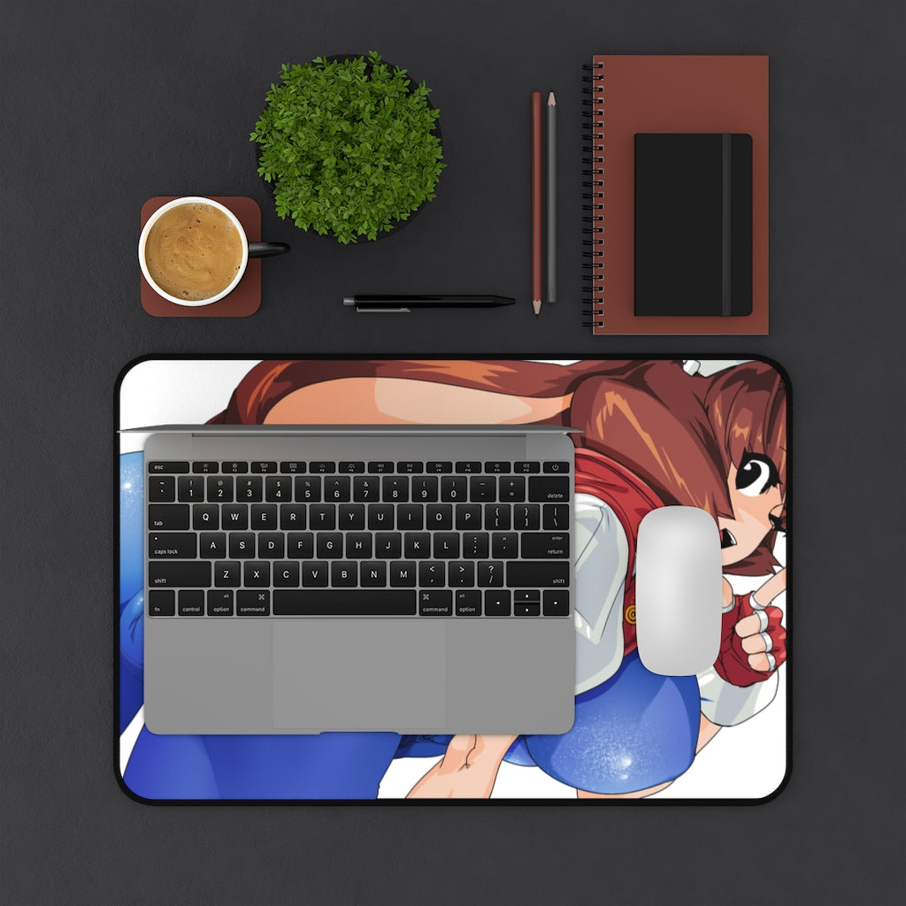 Big Butt Makihara Arina Waku Waku 7 Desk Mat - Non Slip Mousepad