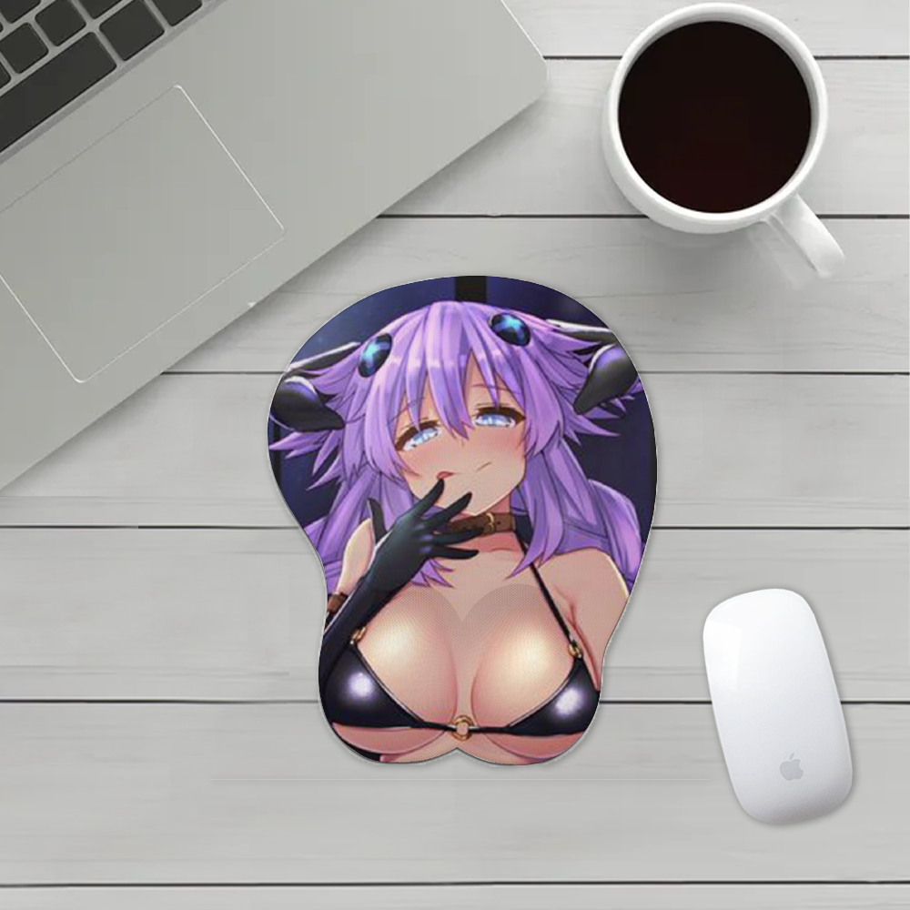 Anime 3D Boobs mousepad with Wrist Rest | Sexy Oppai Mouse pad for PC | Oppai mousepad with wrist support