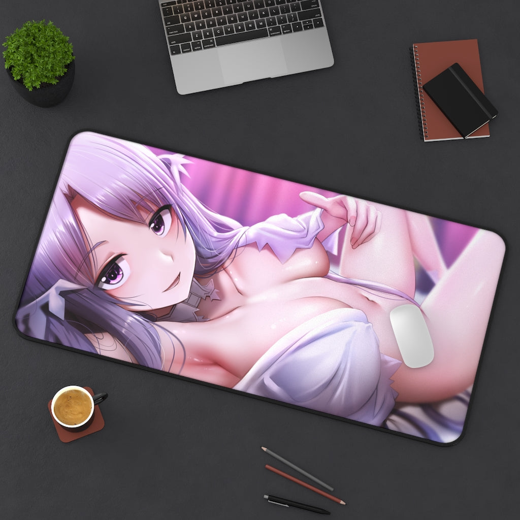 Sword Art Online Anime Mousepad - Big Boobs Quinella Large Desk Mat - Ecchi Mouse Pad