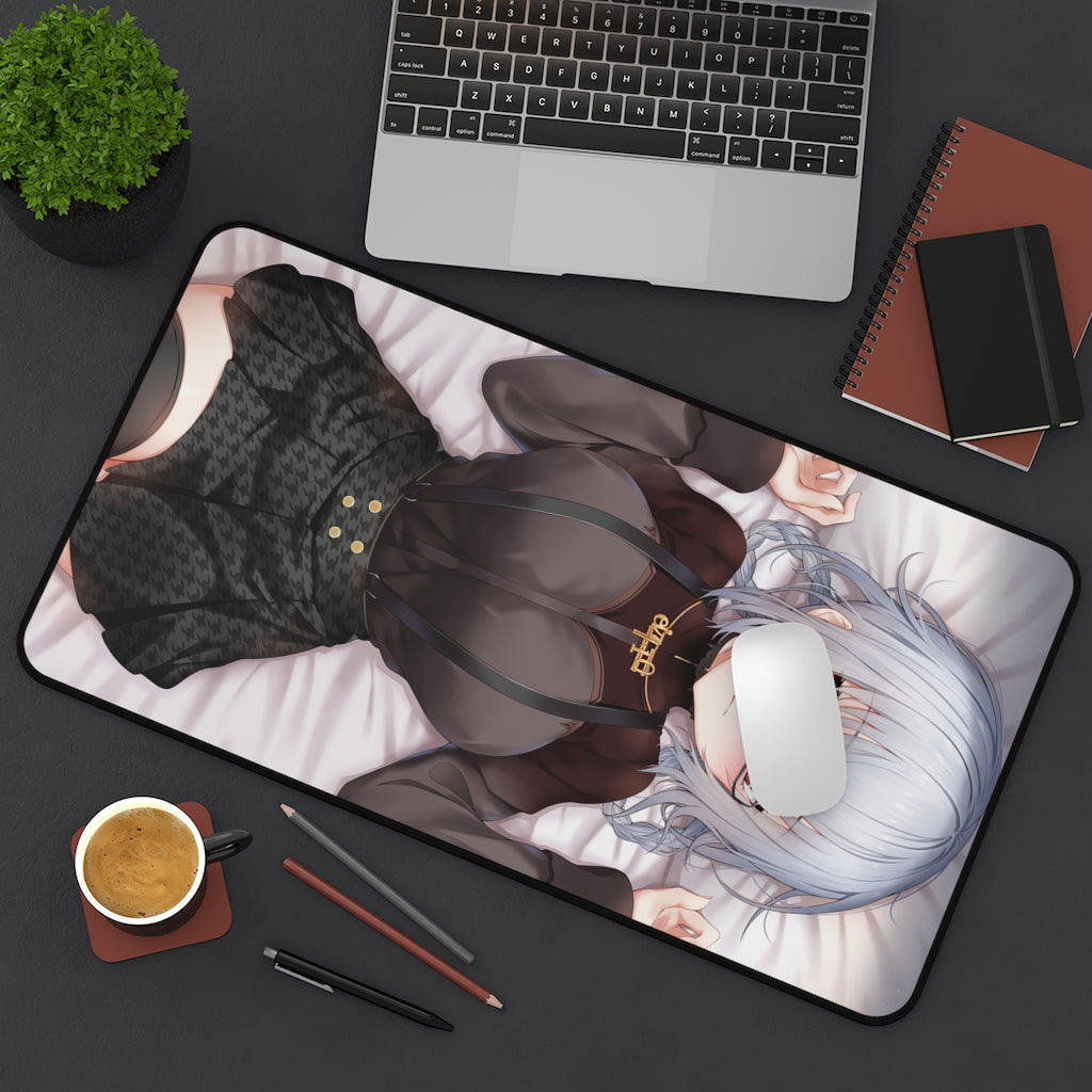 Nijisanji Sexy Mousepad - Hakase Fuyuki Vtuber Desk Mat - Ecchi Playmat