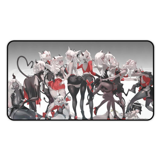 Helltaker Cast Desk Mat - Cute Mousepad - MTG Playmat