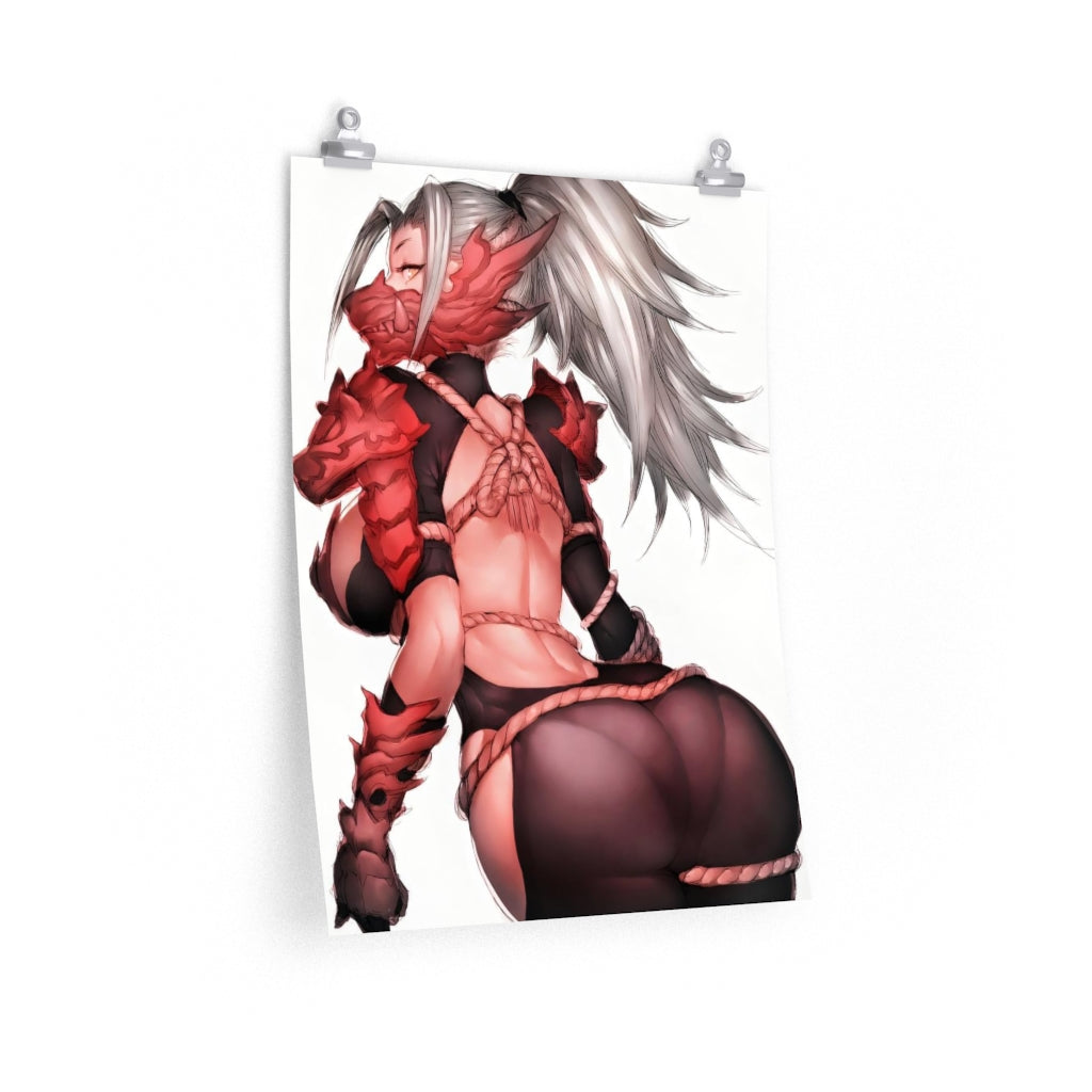 Odogaron Monster Hunter Poster - Lewd Premium Matte Vertical Poster - Adult Wall Art