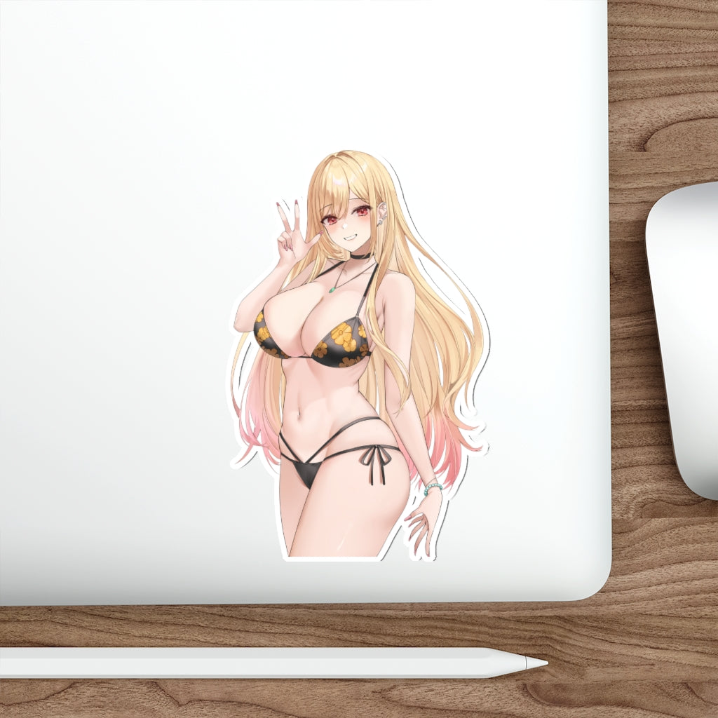 Kawaii Marin Kitagawa My Dress Up Darling - Sexy Cosplay Doll Waterproof Sticker - Ecchi Vinyl Decal