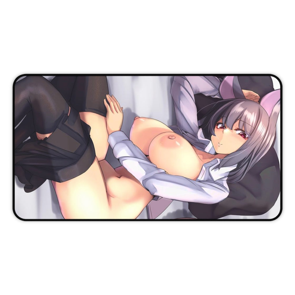 Touhou Sexy Mousepad - Nude Boobs Nazrin Desk Mat - Ecchi Playmat