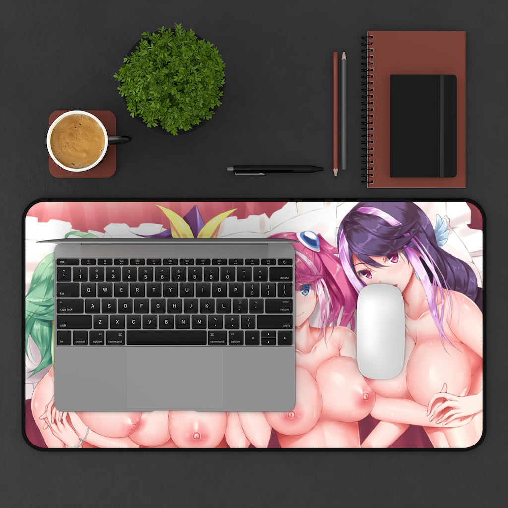 Nude Tits Bracelet Girls Yugioh Desk Mat - Lewd Mousepad - Sexy Anime Girls Playmat