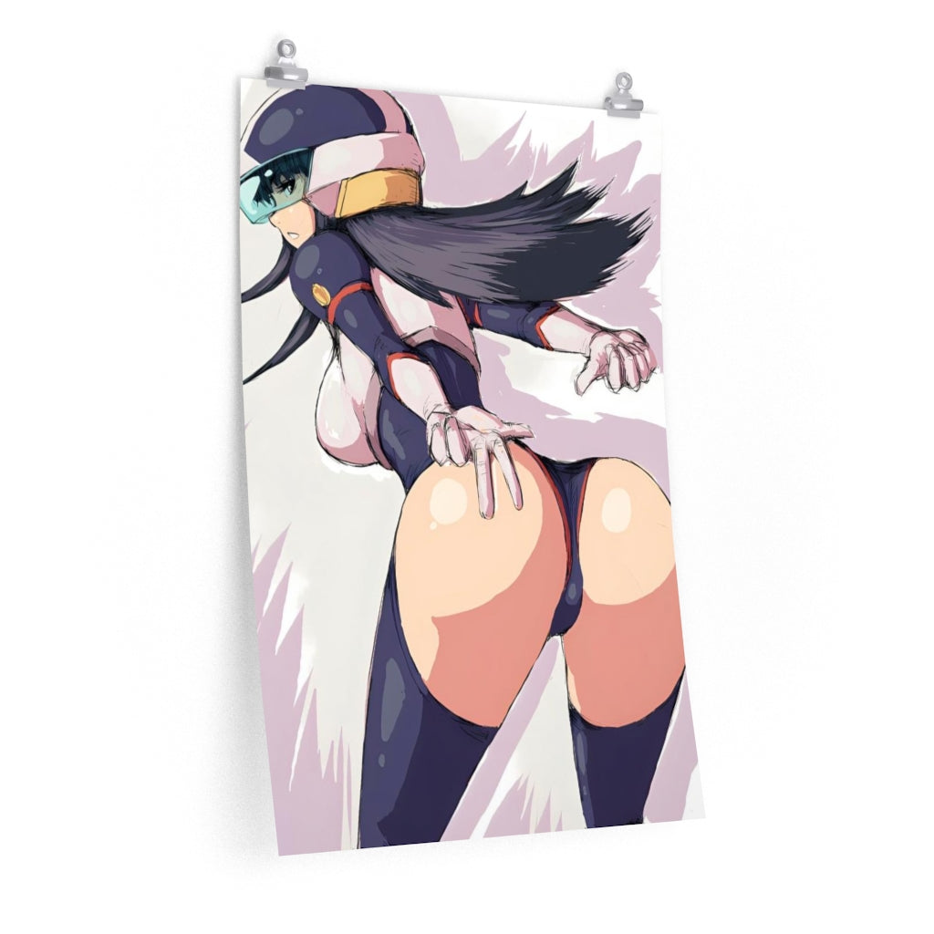 Fujimura Shizuru Shinkon Gattai Godannar Poster - Lewd Premium Matte Vertical Poster - Adult Wall Art