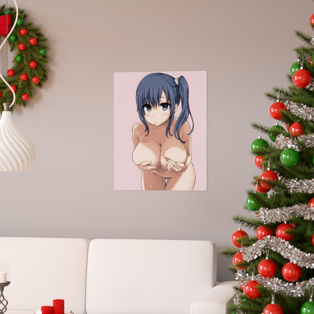 Nude Imai Midori Shirobako Ecchi Poster - Lewd Premium Matte Vertical Poster - Adult Wall Art