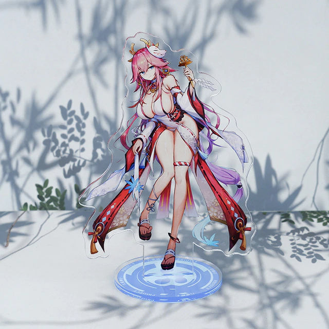 Genshin Impact Acrylic Stands 15 cm Model | Anime gaming Acrylic Stands 15 cm | Sexy anime stands