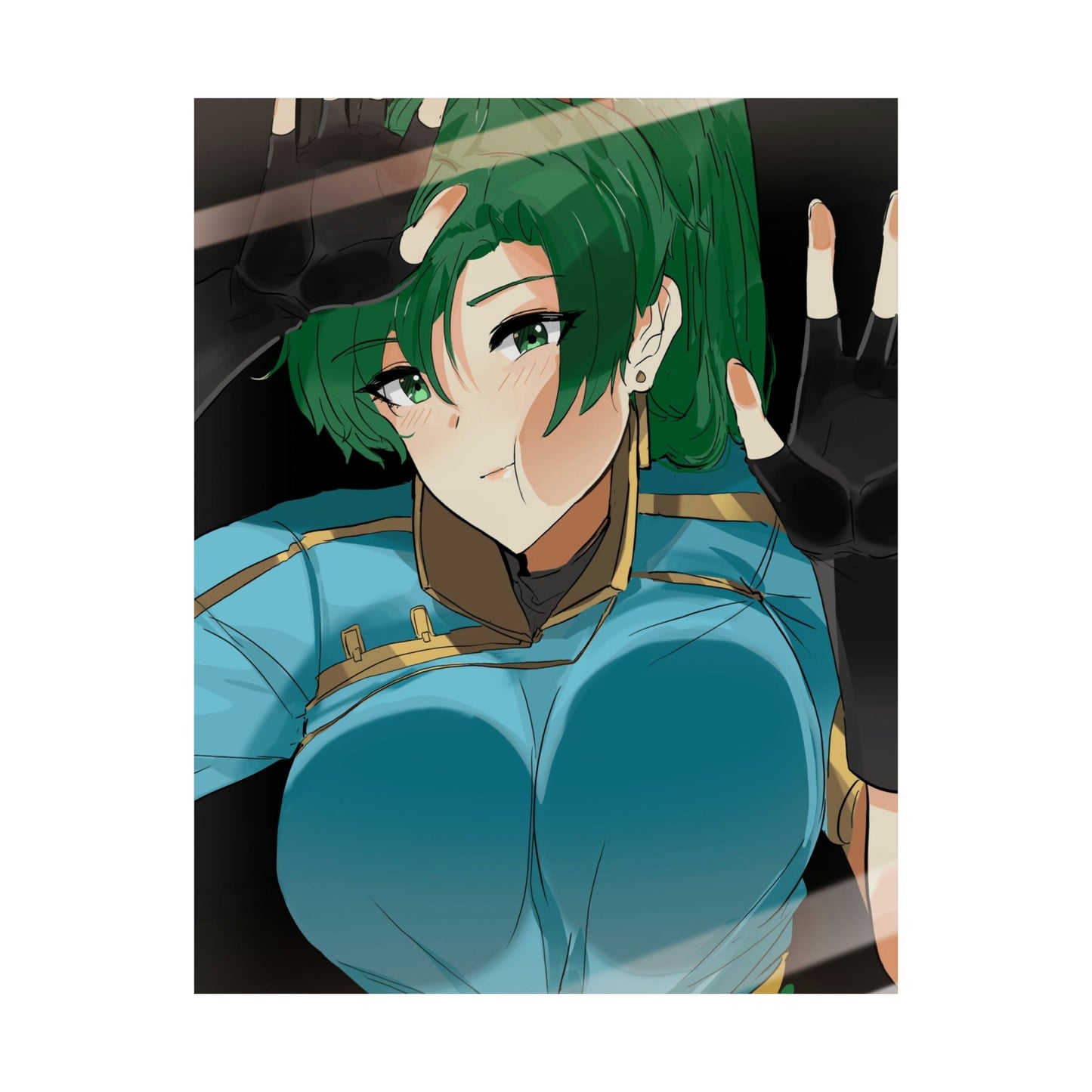 Lyn Fire Emblem Boobs Press Poster - Lewd Premium Matte Vertical Poster - Adult Wall Art